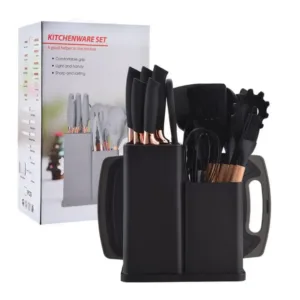 Kit de cuisine en silicone avec support de rangement