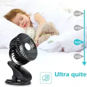 Profitez d'une brise fraîche avec notre ventilateur portable silencieux