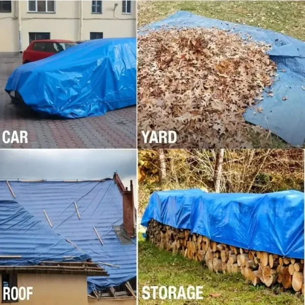 Bâche imperméable pour bois de chauffage