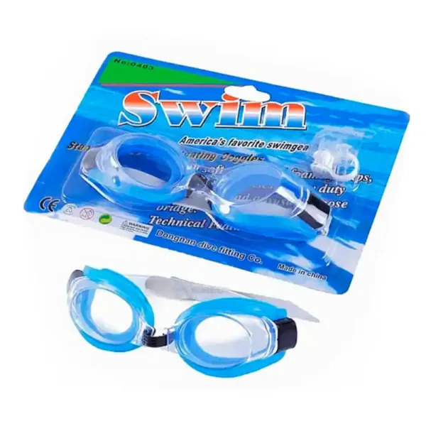 Lunettes de natation ajustables pour adultes en action