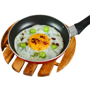 Protection chaleur sous-plat en bois.