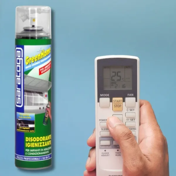 Nettoyant climatiseur facile à utiliser.