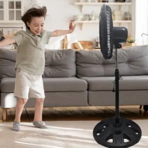 Design élégant du ventilateur sur pied
