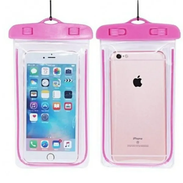Étui téléphone transparent étanche