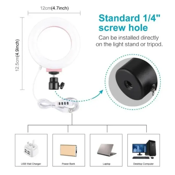 Anneau LED dimmable