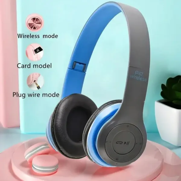 Casque Bluetooth Sans Fil P47 avec technologie de réduction du bruit