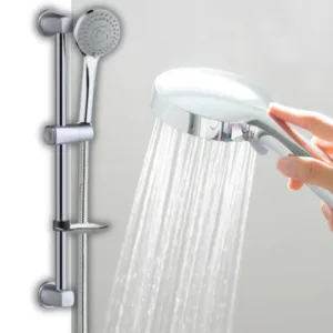 Barre de douche haute pression Chrome Mat