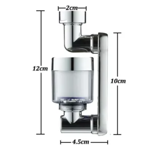 Aérateur de robinet rotatif 1080°