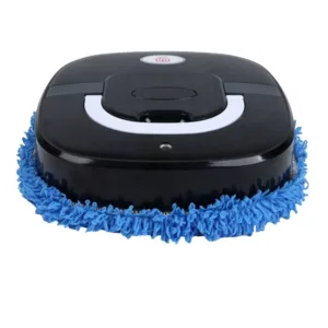 Utilisation du robot aspirateur et laveur intelligent dans un salon.