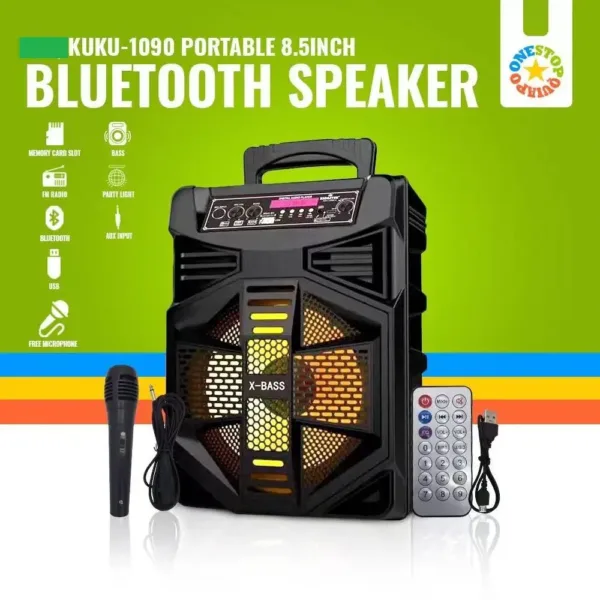 Utilisation de l'Enceinte Karaoke Bluetooth avec Micro