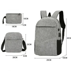Sac à dos homme avec chargeur USB intégré