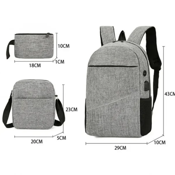 Sac à dos homme avec chargeur USB intégré