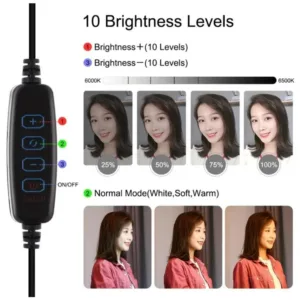 Anneau LED selfie USB
