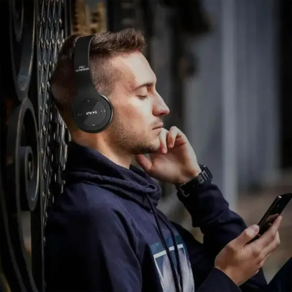 Commandes intégrées du Casque Bluetooth Sans Fil P47