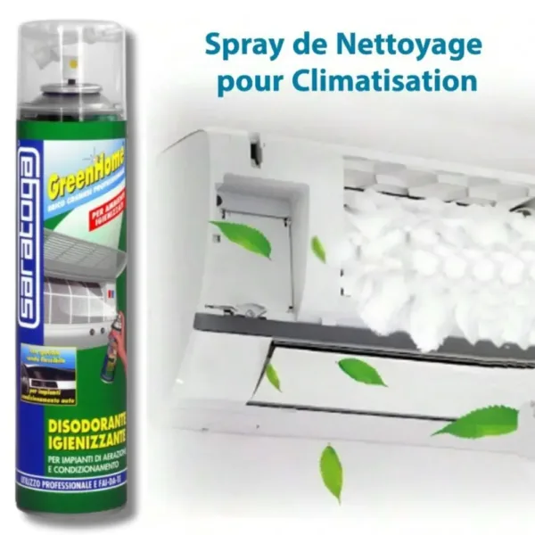 Nettoyant climatiseur 400ml pour maison et voiture.
