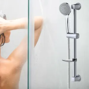 Barre de douche haute pression Chrome Mat