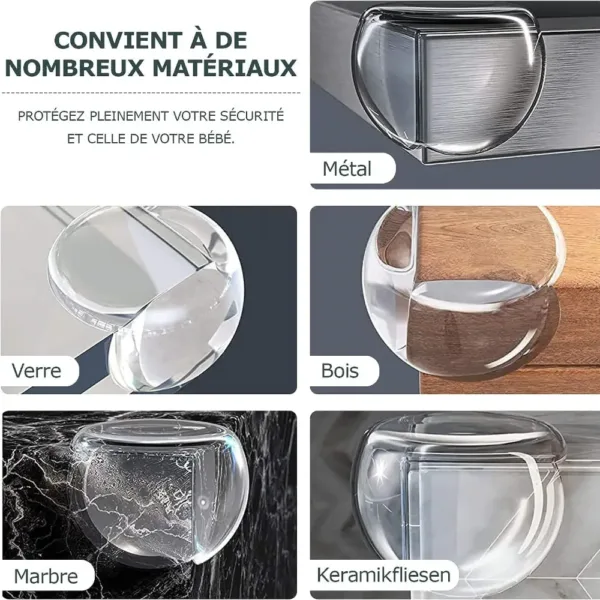 Protection de coin de meuble pour bébé