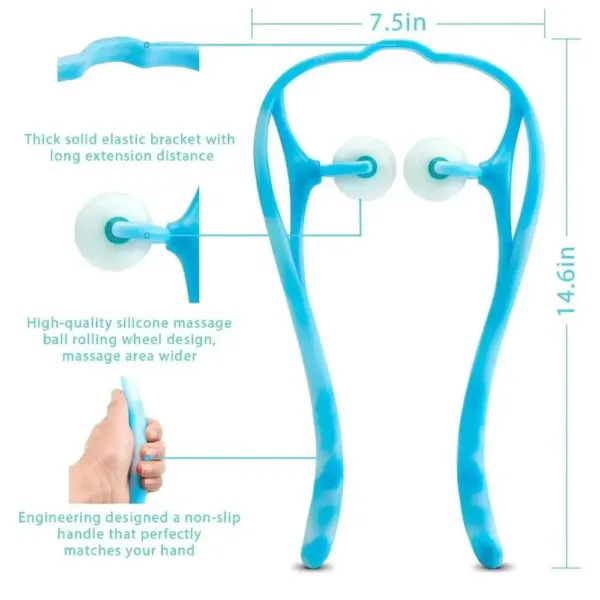 Soulagement cervical boules massage