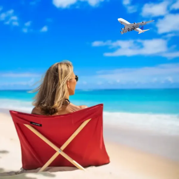 Fauteuil de plage en pin des Landes, votre oasis de détente