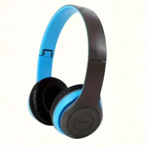 Casque Bluetooth Sans Fil P47 en bleu