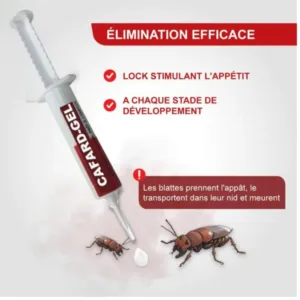 Gel anti blattes pour environnements domestiques