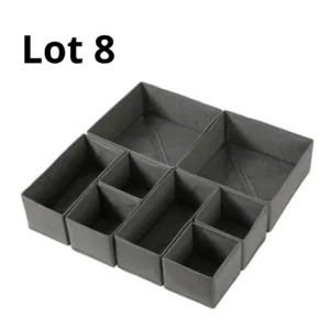 Boîtes de rangement en tissu