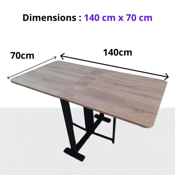 Table pliante beige