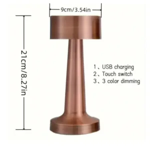 Lampe LED sans fil pour restaurant et maison