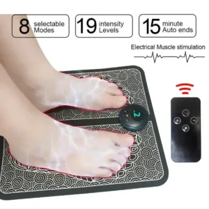 Soulagez la fatigue musculaire avec le Massager des Pieds EMS.