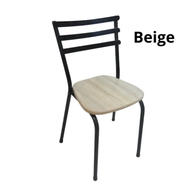 CHAISE en bois et metal TROIS BANDES
