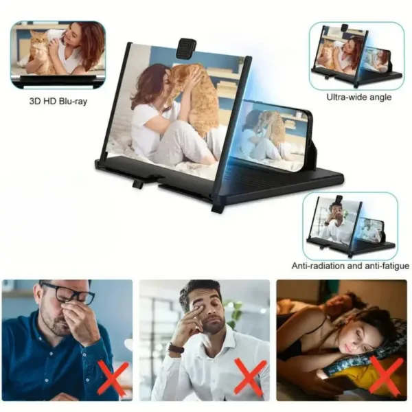 Écran grossissant téléphone confort