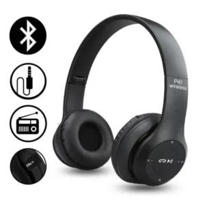 Détail des coussinets du Casque Sans Fil P47 Bluetooth