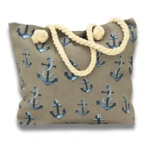 Sac de plage multifonctionnel en toile