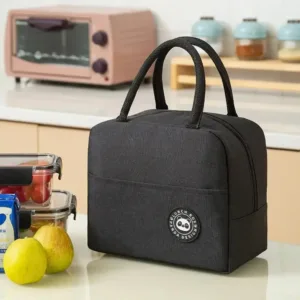 Sac à déjeuner bleu marine pour repas frais