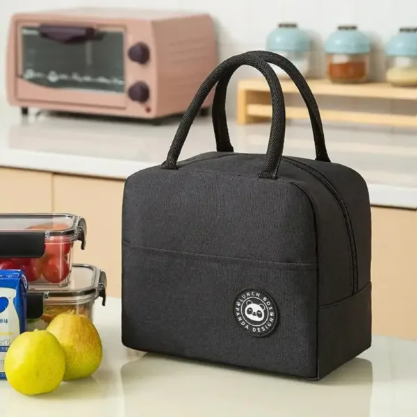 Sac à déjeuner bleu marine pour repas frais