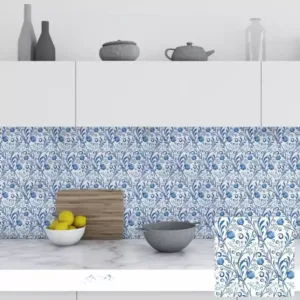 Carreaux PVC autocollants pour murs de cuisine et salle de bain