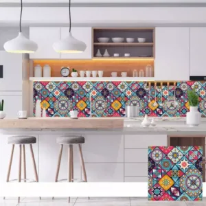 Carreaux muraux autocollants en PVC pour une transformation rapide