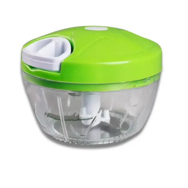 Mini Hachoir Manuel 400ml avec lames en acier inoxydable.