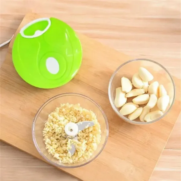 Mini Hachoir Manuel 400ml avec bol transparent sans BPA.