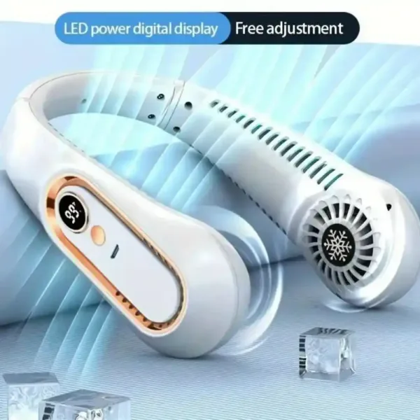 Ventilateur léger rechargeable avec batterie lithium 18650.