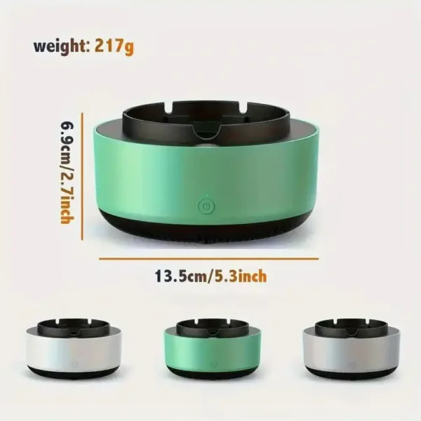 Cendrier purificateur d'air design moderne