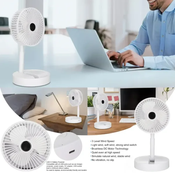 Ventilateur portable compact