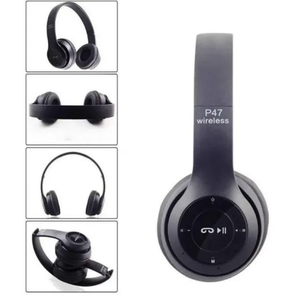 Casque Bluetooth Sans Fil P47 noir
