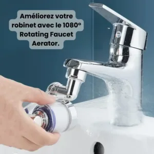Filtration du sédiment avec 1080° Rotating Faucet