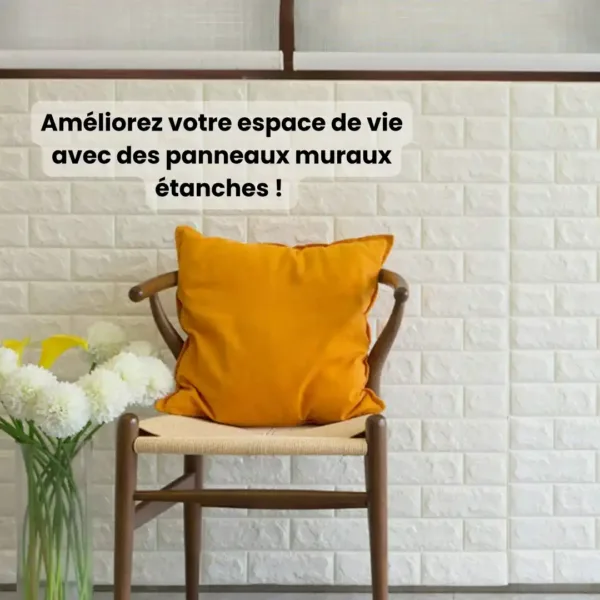 Panneaux muraux 3D décoratifs blancs