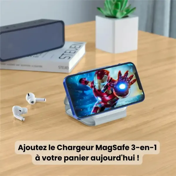 Chargeur MagSafe 3-en-1 avec AirPods