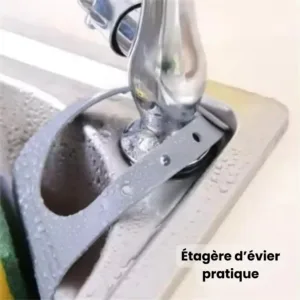 Étagère de cuisine élégante pour optimisation de l’espace