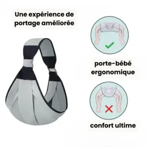 Sécurité renforcée avec le porte-bébé ergonomique