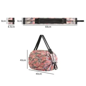 Sac de courses pliable écologique en tissu durable