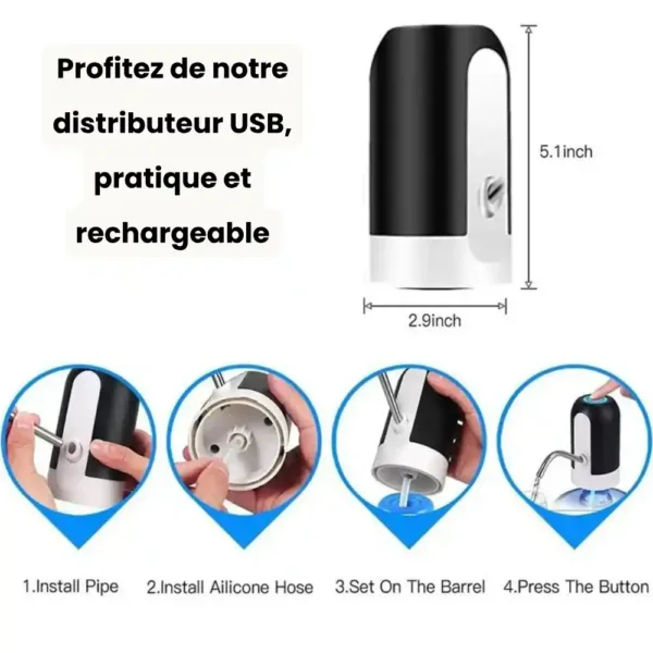 Distributeur eau potable compact